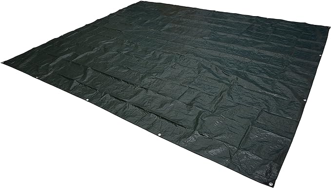 Amazon Basics Waterproof Camping Tarp, 9.5 Feet x 11.3 Feet, Dark Green by AmazonBasics