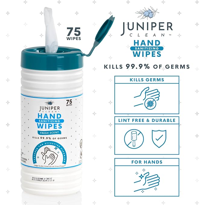4 Pack Hand Sanitizing Wipes, Alcohol Free 300 Count Canister Disposable Hand - Image 3