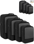 4 PCS Set Compression Packing Cubes by SDGFUI