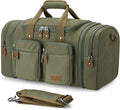 Gonex Canvas Duffle Bag for Travel, Expandable Water Resistant 50L Carry on by Gonex