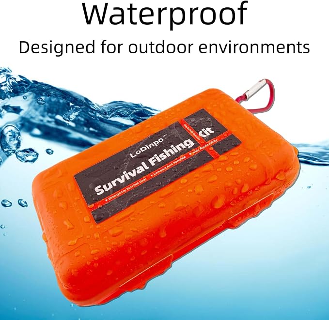 Mini Survival Fishing Kit Small Emergency Fishing TackleBox Pocket Outdoor - Image 5
