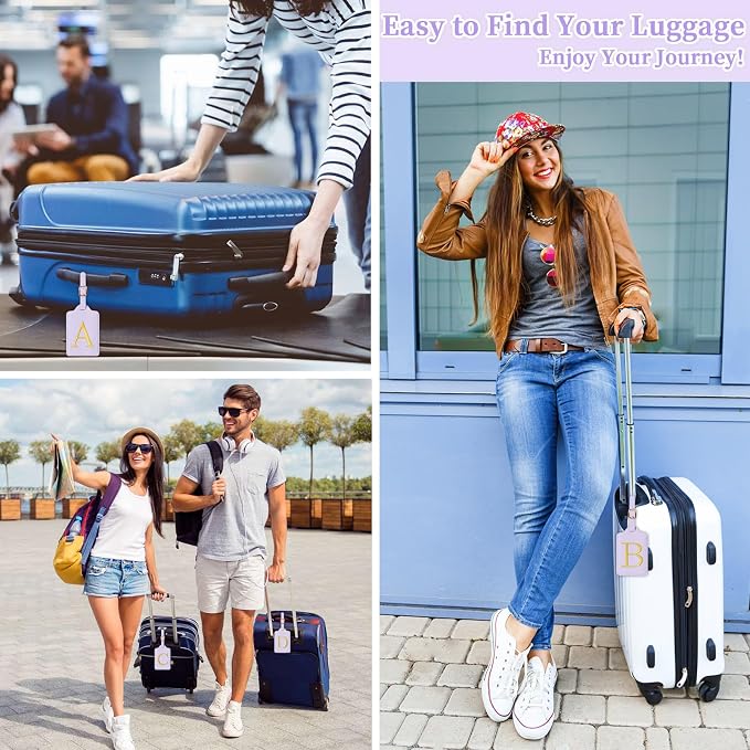 Personalized Initial Luggage Tags - Image 7