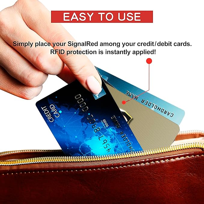 SaiTech RFID Protected Cards, NFC Contactless Bank Debit Credit Card Protector - Image 4