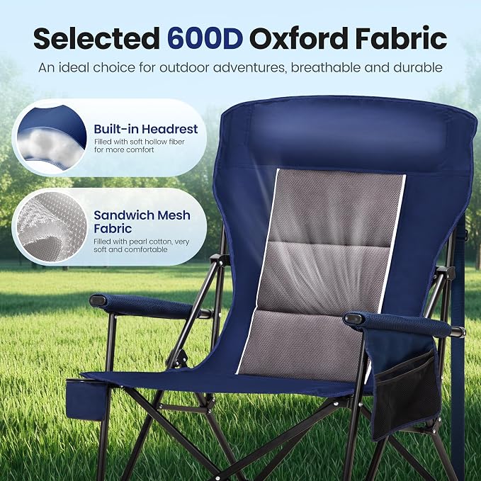HIGH POINT SPORTS Oversized Camping Chairs - Image 7