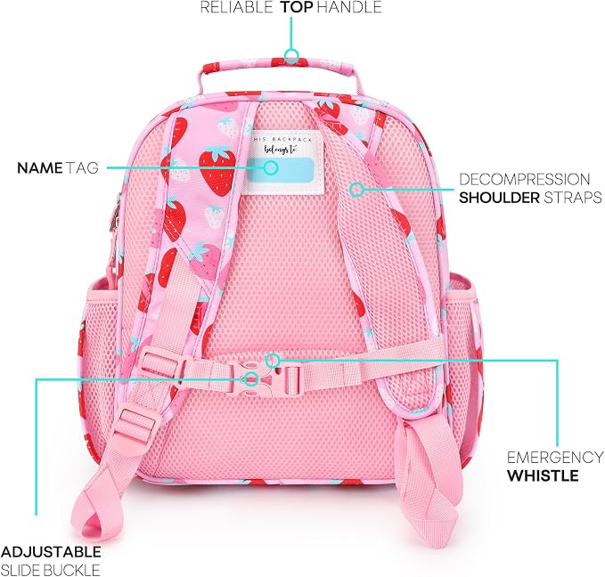 mibasies Girls Backpack 5-8: Lightweight Kids Backpacks - Image 4