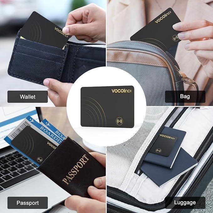 VOCOlinc Air Card Tag Wallet Tracker Ultra-Thin 1.6mm, Smart Item Finder Work - Image 7