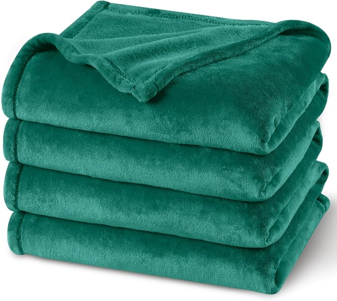 PHF Ultra Soft Fleece Blanket Twin Size, No Shed No Pilling Luxury Plush Cozy by PHF