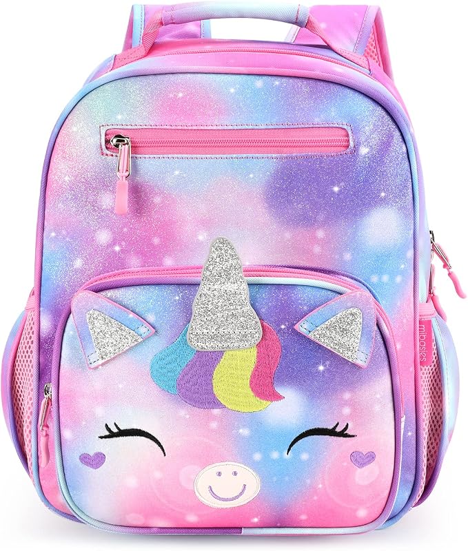 mibasies Girls Backpack for Elementary School, Kids Backpack for Girls 5-8 by mibasies
