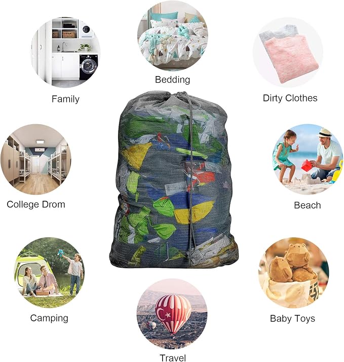 Dalykate Mesh Laundry Bags, Heavy Duty - Image 7