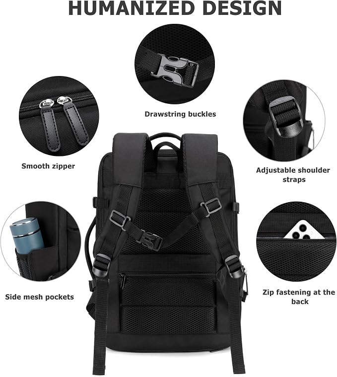 feilario 2 Piece Set 24in Aluminium Frame PC Hard Shell Spinner Wheels Luggage - Image 6
