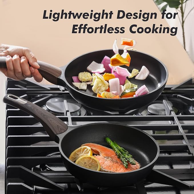 SENSARTE Nonstick Frying Pan Skillet 8Inch Non Stick Egg Pan Omelette Pans - Image 6
