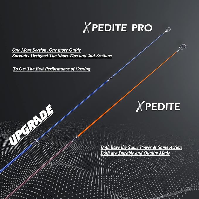 EOW XPEDITE PRO Portable Telescopic Casting and Spinning Fishing Rods, 24T - Image 3