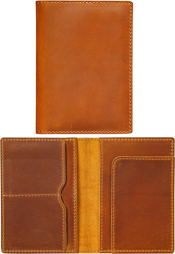 HIFA Leather Passport Holder, Handmade Passport Cover by HIFA