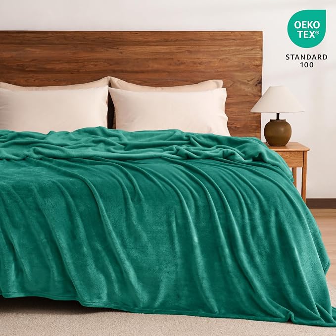 PHF Ultra Soft Fleece Blanket Twin Size, No Shed No Pilling Luxury Plush Cozy - Image 6