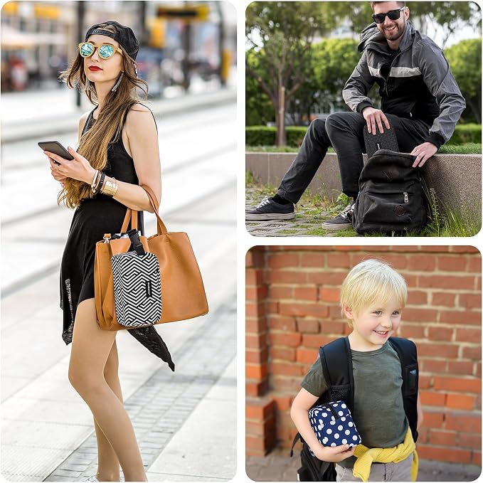 Freezable Lunch Bag, Freezable Snack Bag, Mini Cooler Bag - Image 5