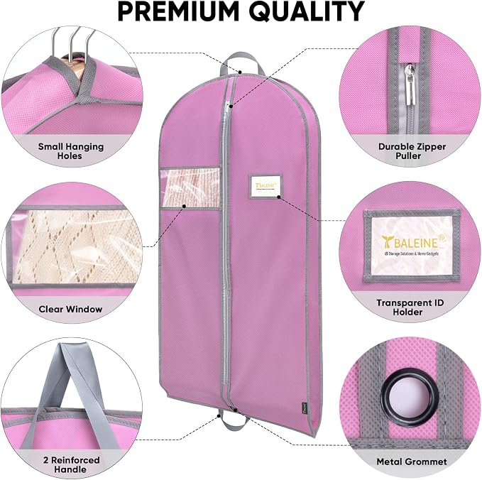 BALEINE 2PK Heavy Duty Garment Bag - Image 5