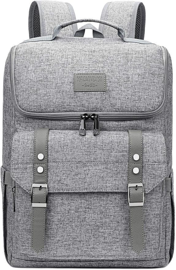 YALUNDISI Vintage Backpack Travel Laptop Backpack - Image 6