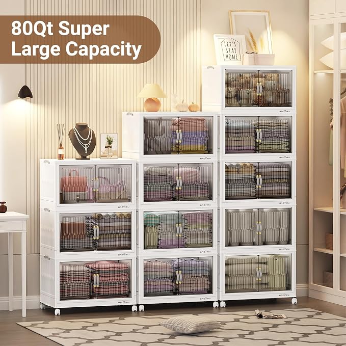 BROVIEW 240Qt Stackable Storage Bins - Image 6