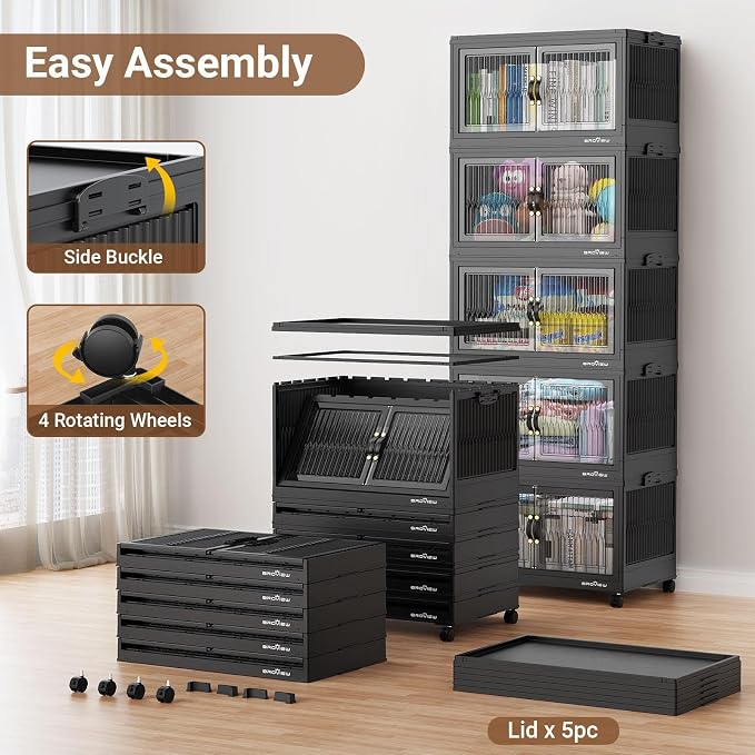 BROVIEW 500Qt Stackable Storage Bins - Image 6