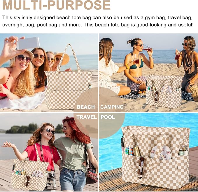 Waterproof Beach Tote Pool Bags - Image 5