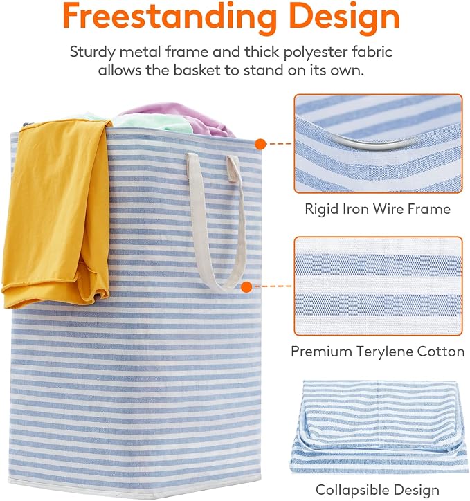 Lifewit Laundry Hamper Large Collapsible Laundry Basket, Freestanding - Image 2