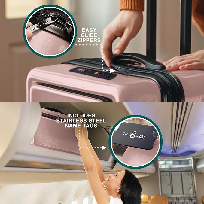 Luggage Sets 3 Piece, 22 Inch Carry on Luggage and 28 Inch Suitcases - Image 9