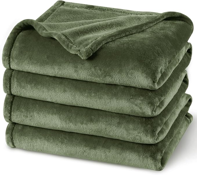 PHF Ultra Soft Fleece Blanket King Size, No Shed No Pilling Luxury Plush Cozy by PHF