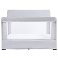 Baby Delight Lunaire Full Size Crib | Breathable Mesh Baby Crib | Tool-Free by BabyDelight