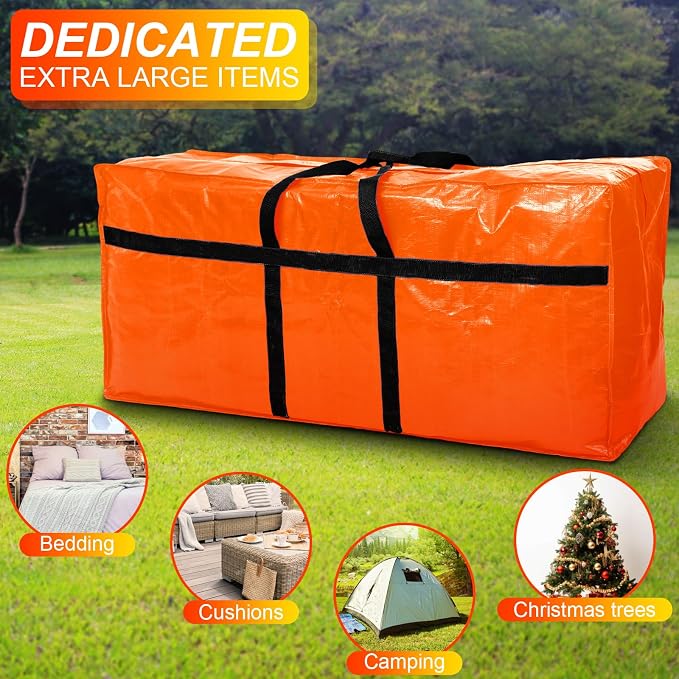 4 Pcs 66 Gallon Large Moving Bags - Image 5