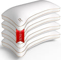 Royal Therapy 4-Pack Adjustable Queen Pillows, Shredded Memory Foam Pillows by ROYALTHERAPY