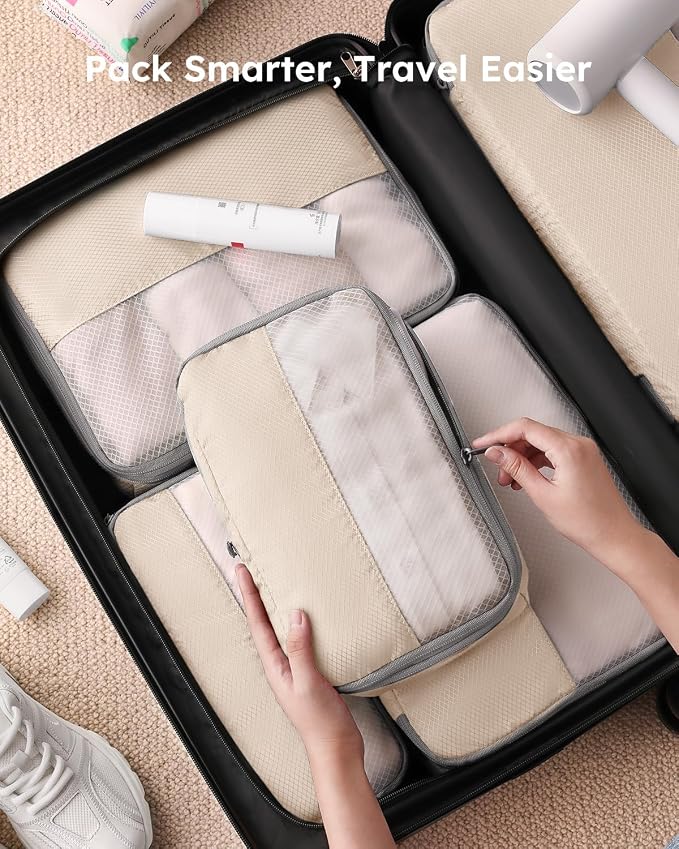 6 Set Compression Packing Cubes - Image 6