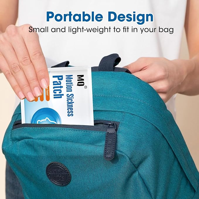 MQ Motion Sickness Patch, Non Drowsy Sea Sickness Patches Behind Ear - Image 5