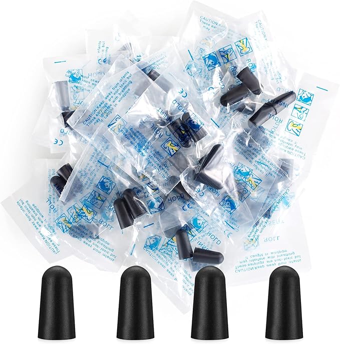 100 Pairs Earplugs for Noise Cancelling Individual Bagged Foam EarPlugs for by LETAYAR