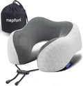 napfun Neck Pillow for Traveling, Upgraded Travel Neck Pillow for Airplane 100% by NAPFUN
