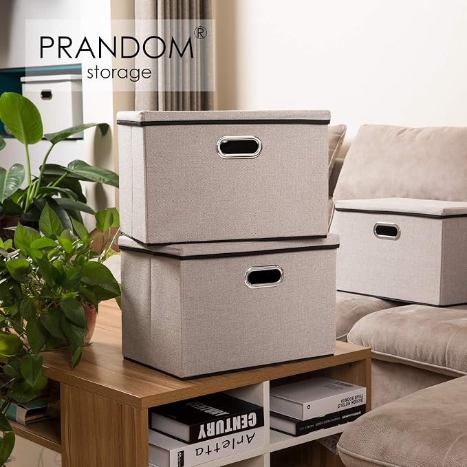 PRANDOM Extra Large Collapsible Storage Bins - Image 2