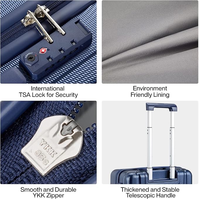 Hanke 24 Inch Luggage Suitcases - Image 8