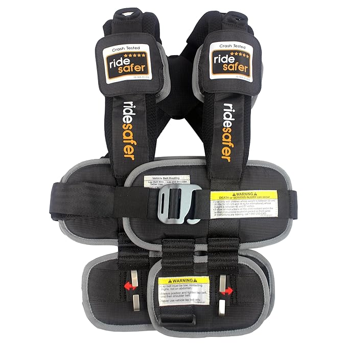 Small Black, Lightweight, Portable Car Seat by RideSafer