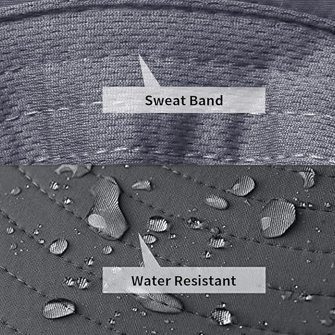 Sun Hats for Men Women Fishing Hat UPF 50+ Breathable Wide Brim Summer UV - Image 3