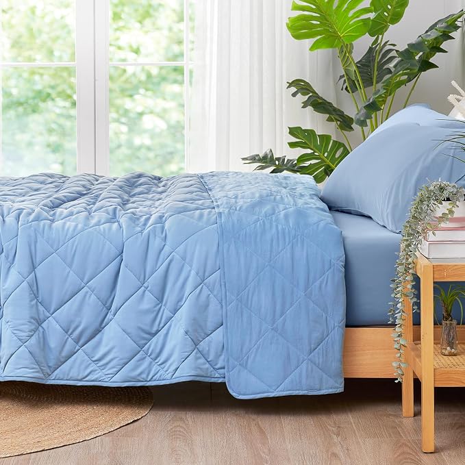 Cozy Bliss Cooling Blanket for Hot Sleepers, Q-Max 0.4 Cooling Comfort Queen - Image 5