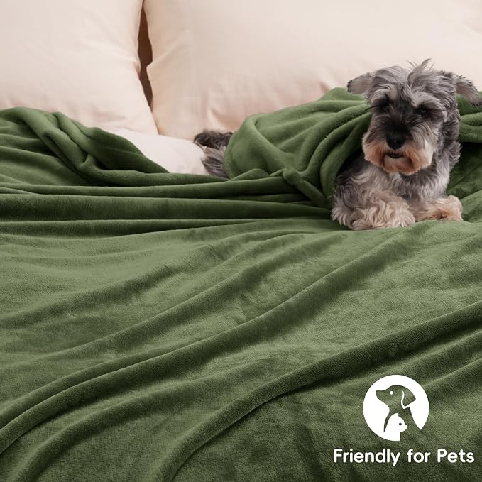 PHF Ultra Soft Fleece Blanket Queen Size, No Shed No Pilling Luxury Plush Cozy - Image 5