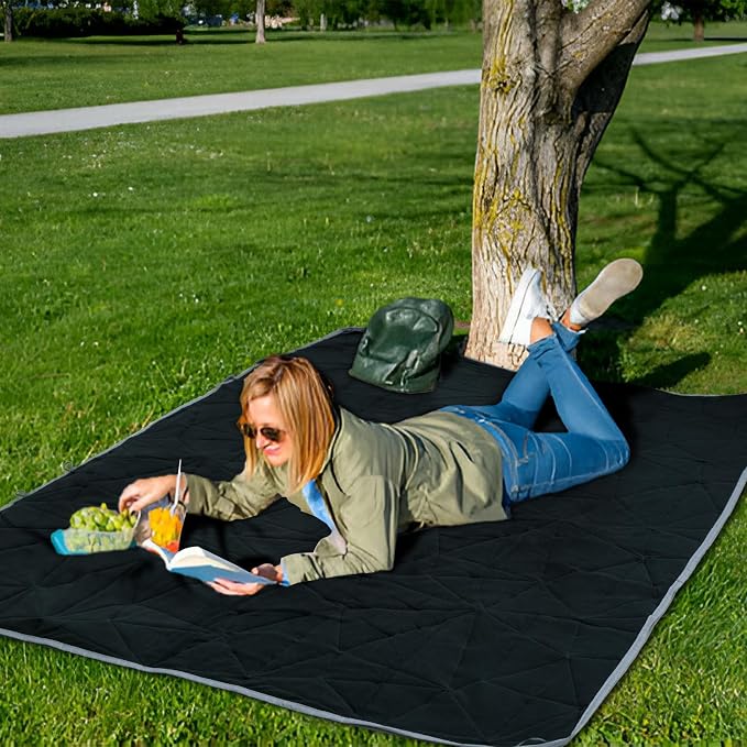Outdoor Waterproof Blanket, Foldable Fleece Stadium Blanket - Image 5