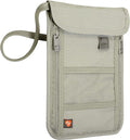 Lewis N. Clark RFID Blocking Stash Neck Wallet, Travel Pouch + Passport Holder by LewisNClark