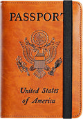 Passport Holder Cover Wallet Travel Essentials RFID Blocking Leather Card Case by PASCACOO