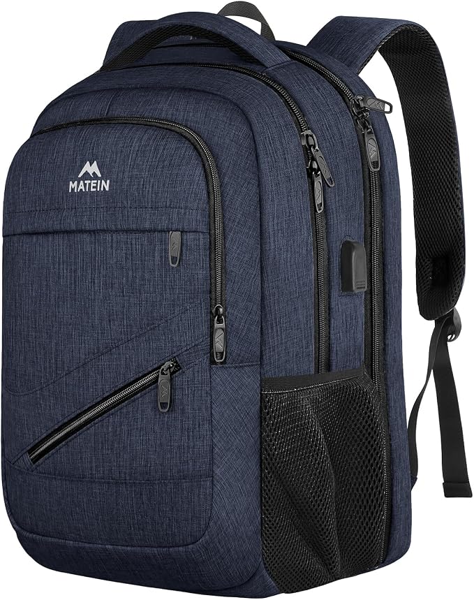 MATEIN 17 Inch Laptop Backpack, Large College Backpack Carry On TSA Approved by MATEIN