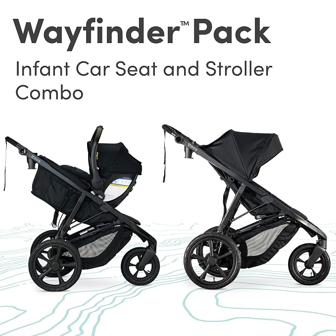 BOB Gear Wayfinder Travel System, Infant Car Seat and Stroller Combo - Image 2