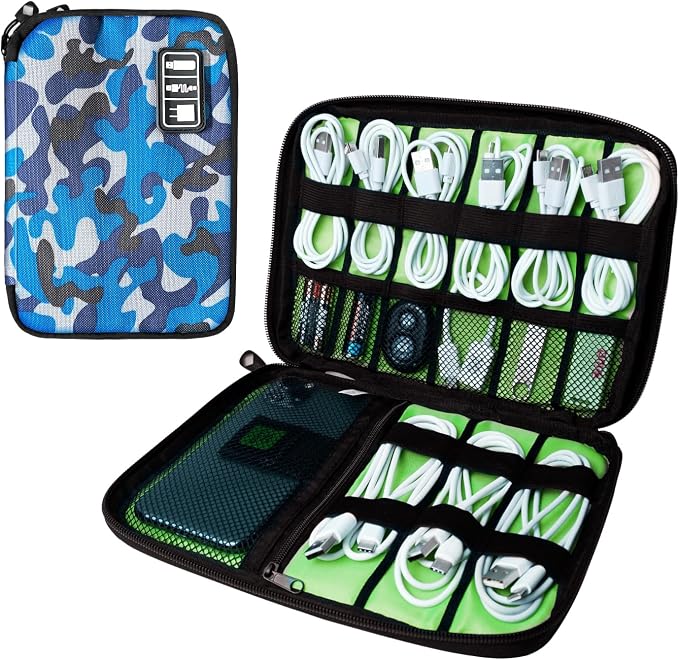 Electronics Travel Organizer, Portable Waterproof Electronic Travel Storage Bag by Lcsmaokin