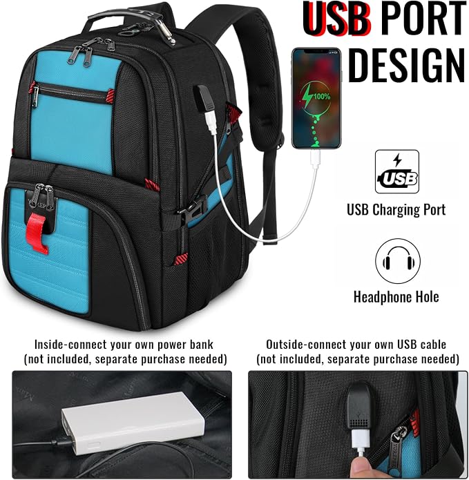 YOREPEK 18.4 Laptop Backpack, Large Backpacks - Image 3