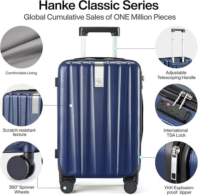 Hanke 24 Inch Luggage Suitcases - Image 3