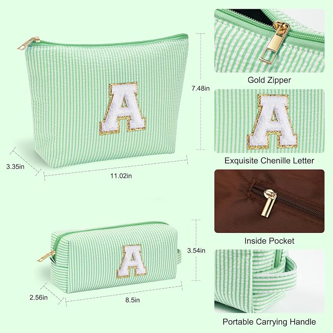 YOOLIFE Initial Makeup Bag C - Image 3