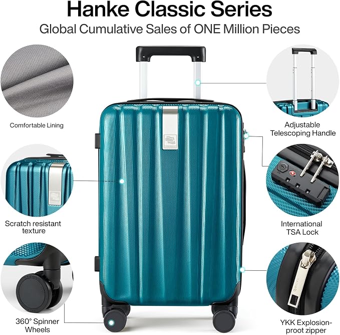 Hanke 24 Inch Luggage Suitcases - Image 3